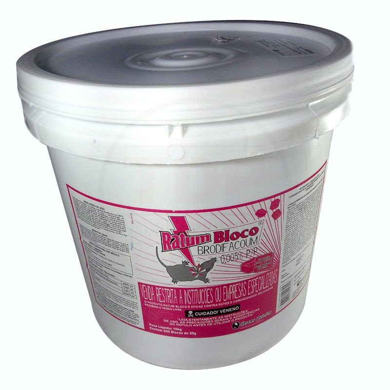 Ratum Bloco Parafinado 20g Balde | 10kg