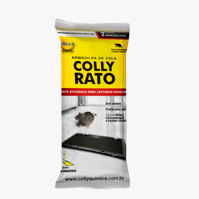 Armadilha Placa de Cola para Ratos | Embalagem com 2 und