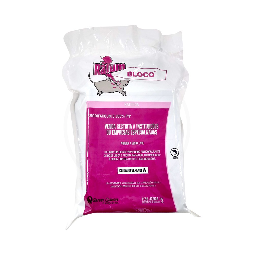 Ratum Bloco Parafinado 20g | 1 kg