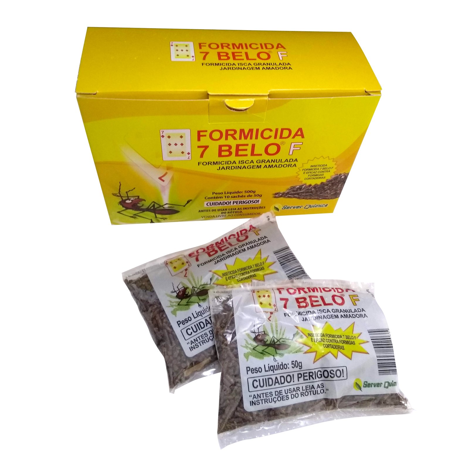 Formicida 7 Belo F - 10 sachês de 50g | 500 g - Imagem 2