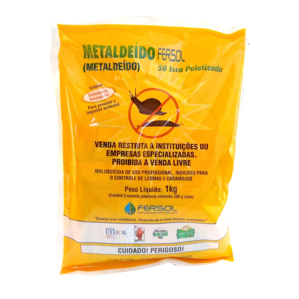 Metaldeído Lesmicida Fersol | 1 kg