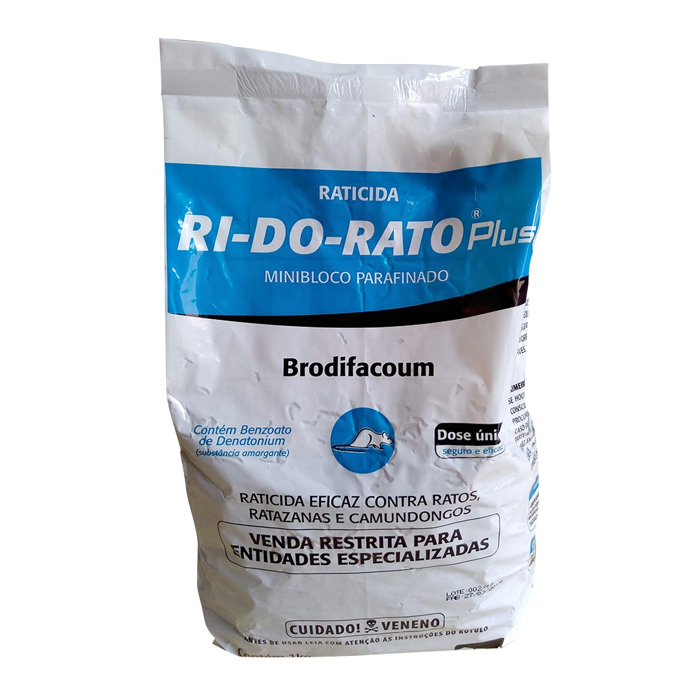 Ri-do-Rato Plus Mini Bloco Parafinado 5 g | 1 kg