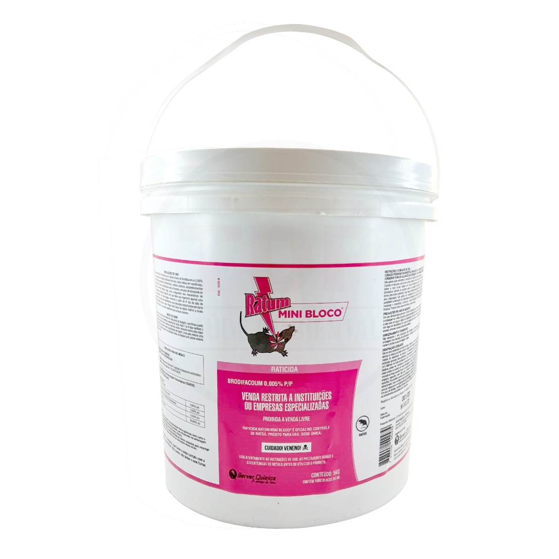 Ratum Mini Bloco 5 g | Balde 5kg