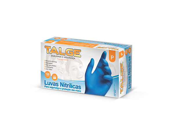 Luva Nitrílica | Azul